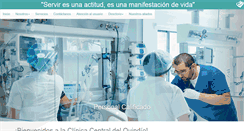 Desktop Screenshot of clinicacentraldelquindio.com