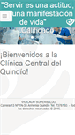 Mobile Screenshot of clinicacentraldelquindio.com